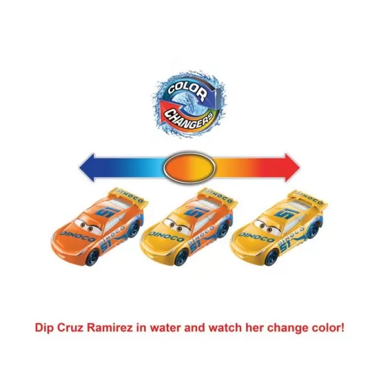 Masinuta Dinaco Cruz Ramirez Cars culori schimbatoare Masinuta Dinaco Cruz Ramirez Cars culori schimbatoare