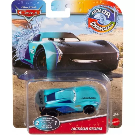 Masinuta Jackson Storm cu culori schimbatoare Cars Masinuta Jackson Storm cu culori schimbatoare Cars