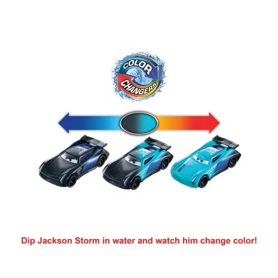 Masinuta Jackson Storm cu culori schimbatoare Cars Masinuta Jackson Storm cu culori schimbatoare Cars