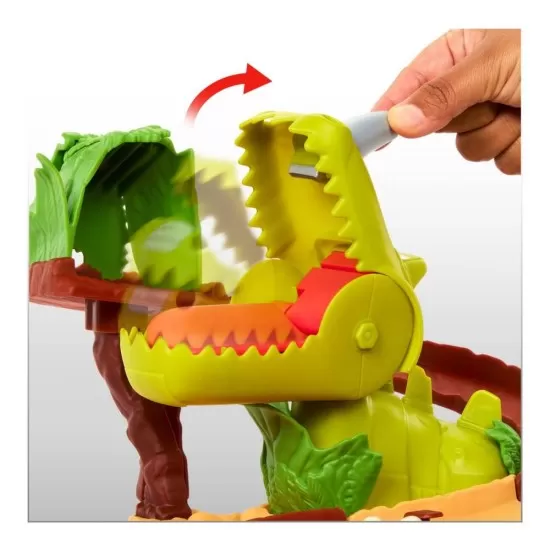 Set de joaca Cars Dino cu masinuta Cave Fulger McQueen Set de joaca Cars Dino cu masinuta Cave Fulger McQueen