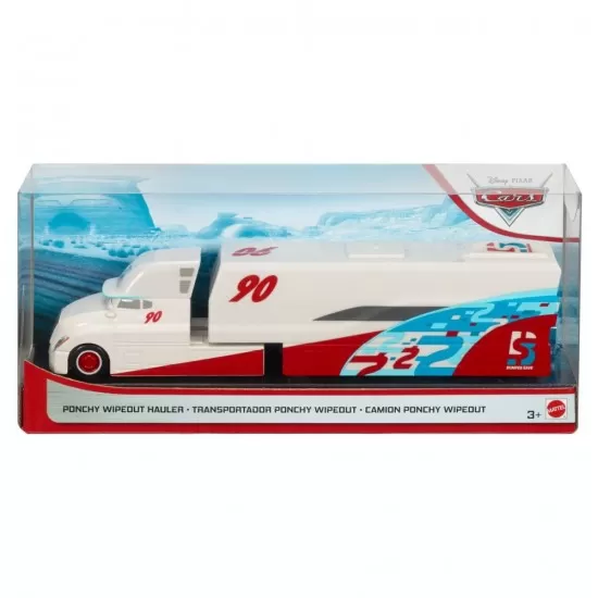 Transportator cu masinuta Cars Ponchy Wipeout Transportator cu masinuta Cars Ponchy Wipeout