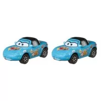 Set 2 masinute metalice Dinoco Mia si Dinoco Tia Cars 3