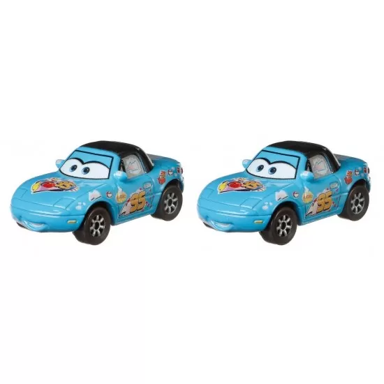 Set 2 masinute metalice Dinoco Mia si Dinoco Tia Cars 3 Set 2 masinute metalice Dinoco Mia si Dinoco Tia Cars 3