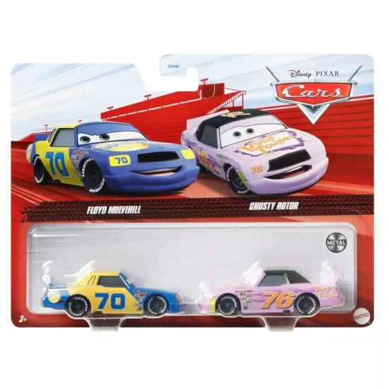 Set 2 masinute metalice Floyd Mulvihill si Crusty Rotor Cars 3