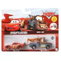 Set 2 masinute metalice Fulger McQueen si Mater Cars 3