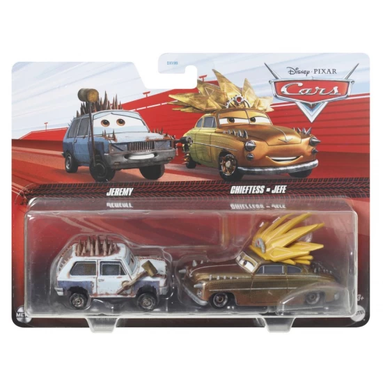 Set 2 masinute metalice Cars 3 - Jeremy si Jefe Set 2 masinute metalice Cars 3 - Jeremy si Jefe