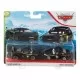 Set 2 masinute metalice Lewis Hamilton si Bruce Boxmann Cars 3