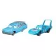 Set 2 masinute metalice Mrs. The King si Dinoco The King Cars 3