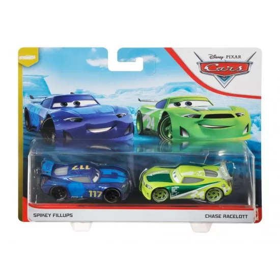 Set 2 masinute metalice Spikey Fillups si Chase Racelott Cars 3 Set 2 masinute metalice Spikey Fillups si Chase Racelott Cars 3