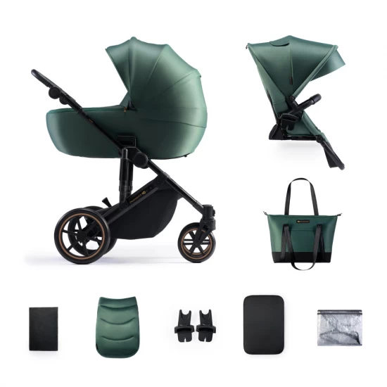 Carucior copii 2 in 1 Kinderkraft Prime 2 Dark Green Carucior copii 2 in 1 Kinderkraft Prime 2 Dark Green