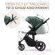 Carucior copii 2 in 1 Kinderkraft Prime 2 Dark Green Carucior copii 2 in 1 Kinderkraft Prime 2 Dark Green