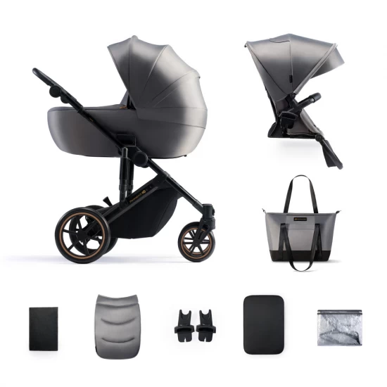 Carucior 2 in 1 Kinderkraft Prime 2 Shadow Grey Carucior 2 in 1 Kinderkraft Prime 2 Shadow Grey