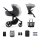 Carucior 2 in 1 Kinderkraft Prime 2 Shadow Grey Carucior 2 in 1 Kinderkraft Prime 2 Shadow Grey