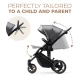 Carucior 2 in 1 Kinderkraft Prime 2 Shadow Grey Carucior 2 in 1 Kinderkraft Prime 2 Shadow Grey