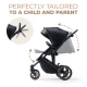 Carucior 2 in 1 Kinderkraft Prime 2 Venezian Black Carucior 2 in 1 Kinderkraft Prime 2 Venezian Black