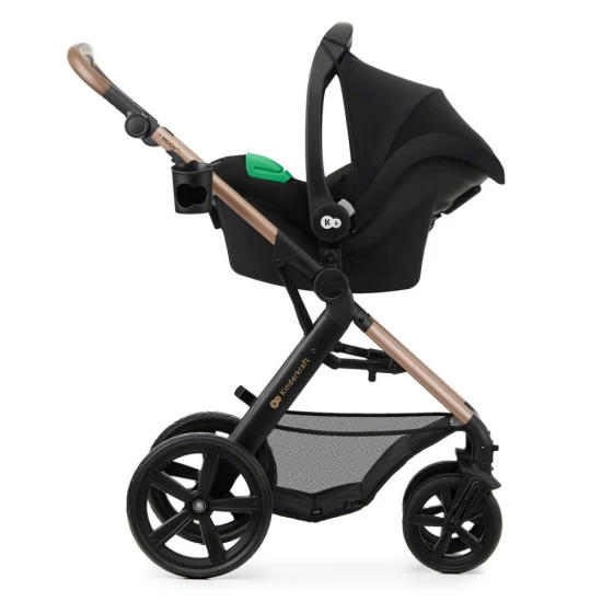 Carucior copii 3 in 1 Kinderkraft Moov 2 Sand Beige Carucior copii 3 in 1 Kinderkraft Moov 2 Sand Beige