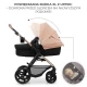 Carucior copii 3 in 1 Kinderkraft Moov 2 Sand Beige Carucior copii 3 in 1 Kinderkraft Moov 2 Sand Beige