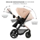 Carucior copii 3 in 1 Kinderkraft Moov 2 Sand Beige Carucior copii 3 in 1 Kinderkraft Moov 2 Sand Beige