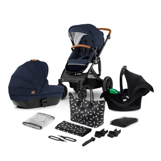 Carucior 3 in 1 Kinderkraft Prime 2 Mink Pro Navy Carucior 3 in 1 Kinderkraft Prime 2 Mink Pro Navy