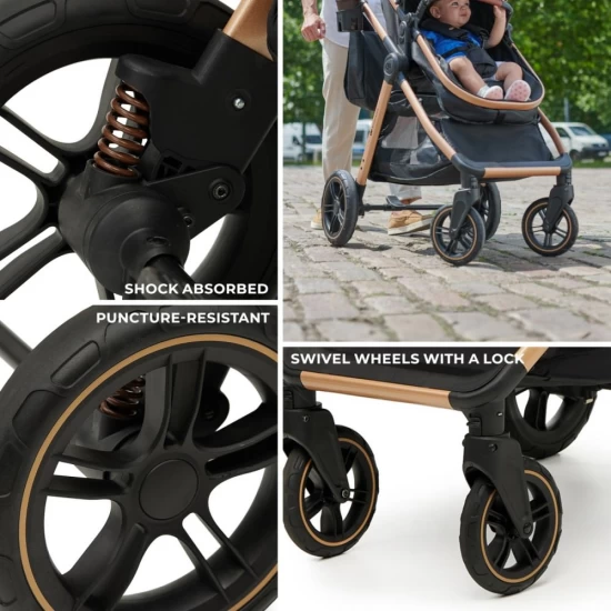 Carucior Kinderkraft Esme 3 in 1 Moonlight Grey Carucior Kinderkraft Esme 3 in 1 Moonlight Grey