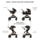 Carucior Kinderkraft Esme 3 in 1 Pure Black Carucior Kinderkraft Esme 3 in 1 Pure Black