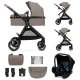 Carucior Kinderkraft Esme 3 in 1 Sand Beige Carucior Kinderkraft Esme 3 in 1 Sand Beige