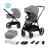 Carucior copii 2 in 1 Kinderkraft Nea Platinum Grey