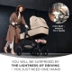 Carucior copii 3 in 1 Kinderkraft Newly Bej Carucior copii 3 in 1 Kinderkraft Newly Bej