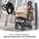 Carucior copii 3 in 1 Kinderkraft Newly Bej Carucior copii 3 in 1 Kinderkraft Newly Bej