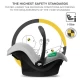 Carucior copii 3 in 1 Kinderkraft Newly Lght Grey Carucior copii 3 in 1 Kinderkraft Newly Lght Grey