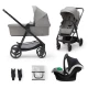 Carucior copii 3 in 1 Kinderkraft Newly Lght Grey Carucior copii 3 in 1 Kinderkraft Newly Lght Grey