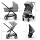 Carucior copii 3 in 1 Kinderkraft Newly Lght Grey Carucior copii 3 in 1 Kinderkraft Newly Lght Grey