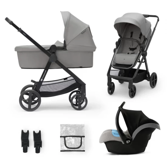 Carucior Kinderkraft Newly 3 in 1 Moonlight Grey Carucior Kinderkraft Newly 3 in 1 Moonlight Grey