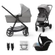 Carucior Kinderkraft Newly 3 in 1 Moonlight Grey Carucior Kinderkraft Newly 3 in 1 Moonlight Grey