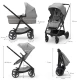 Carucior Kinderkraft Newly 3 in 1 Moonlight Grey Carucior Kinderkraft Newly 3 in 1 Moonlight Grey