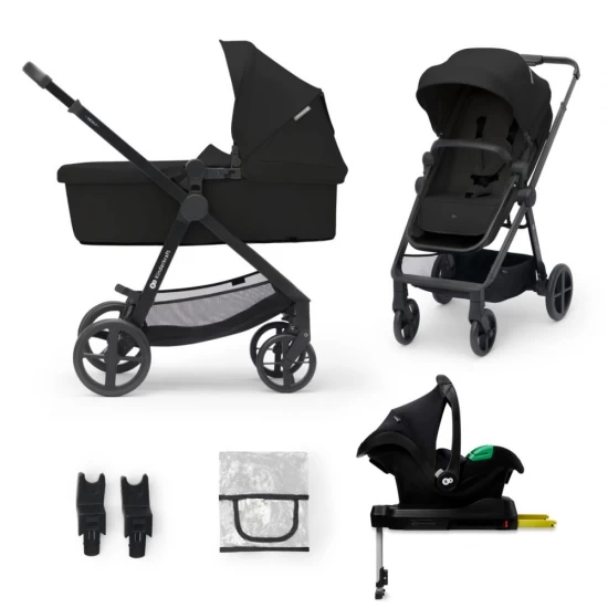 Carucior copii 4 in 1 Kinderkraft Newly Classic Black Carucior copii 4 in 1 Kinderkraft Newly Classic Black
