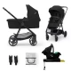 Carucior copii 4 in 1 Kinderkraft Newly Classic Black Carucior copii 4 in 1 Kinderkraft Newly Classic Black