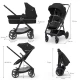 Carucior copii 4 in 1 Kinderkraft Newly Classic Black Carucior copii 4 in 1 Kinderkraft Newly Classic Black
