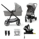 Carucior copii 4 in 1 Kinderkraft Newly Moonlight Grey Carucior copii 4 in 1 Kinderkraft Newly Moonlight Grey