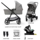 Carucior copii 4 in 1 Kinderkraft Newly Moonlight Grey Carucior copii 4 in 1 Kinderkraft Newly Moonlight Grey