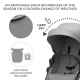 Carucior copii 4 in 1 Kinderkraft Newly Moonlight Grey Carucior copii 4 in 1 Kinderkraft Newly Moonlight Grey