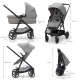 Carucior copii 4 in 1 Kinderkraft Newly Moonlight Grey Carucior copii 4 in 1 Kinderkraft Newly Moonlight Grey