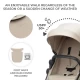 Carucior copii 4 in 1 Kinderkraft Sand Beige Carucior copii 4 in 1 Kinderkraft Sand Beige