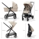 Carucior copii 4 in 1 Kinderkraft Sand Beige Carucior copii 4 in 1 Kinderkraft Sand Beige