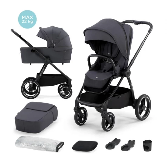 Carucior copii multifunctional 2 in 1 Kinderkraft Nea Dark Grey Carucior copii multifunctional 2 in 1 Kinderkraft Nea Dark Grey