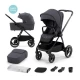 Carucior copii multifunctional 2 in 1 Kinderkraft Nea Dark Grey Carucior copii multifunctional 2 in 1 Kinderkraft Nea Dark Grey