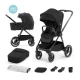 Carucior copii multifunctional 2 in 1 Kinderkraft Nea Night Black