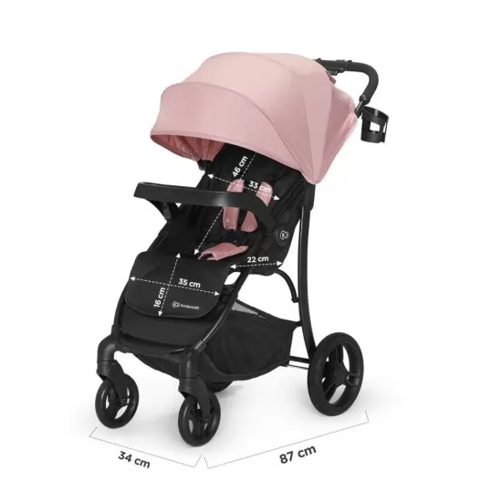 Carucior sport Kinderkraft Cruiser Pink Carucior sport Kinderkraft Cruiser Pink