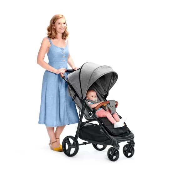 Carucior sport Kinderkraft Grande Plus Grey Carucior sport Kinderkraft Grande Plus Grey