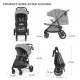Carucior sport Kinderkraft Grande Plus Grey Carucior sport Kinderkraft Grande Plus Grey
